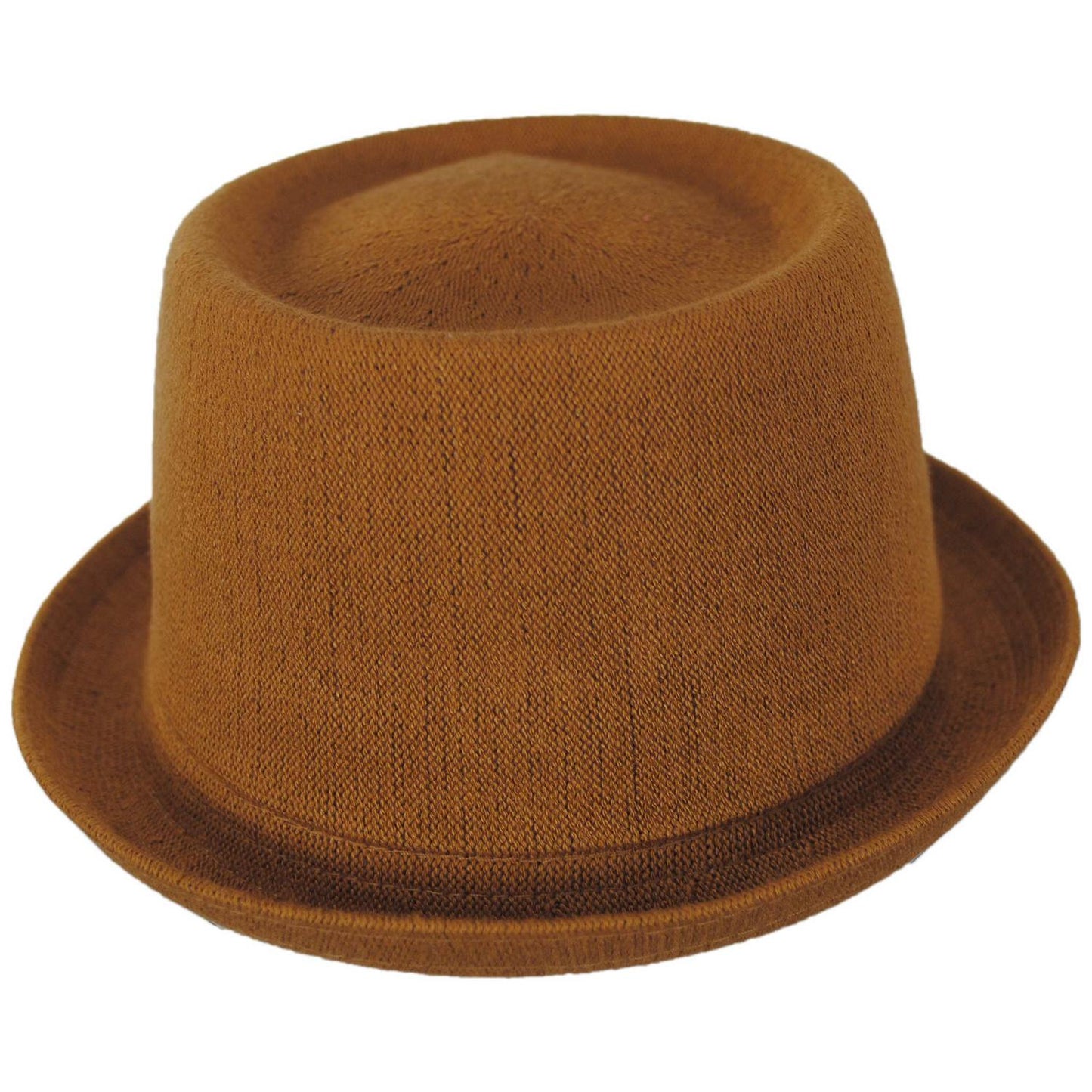Kangol | Bamboo Mowbray Pork Pie Hat - Rustic Caramel | 185744RC | front | RUSTIC CARAMEL