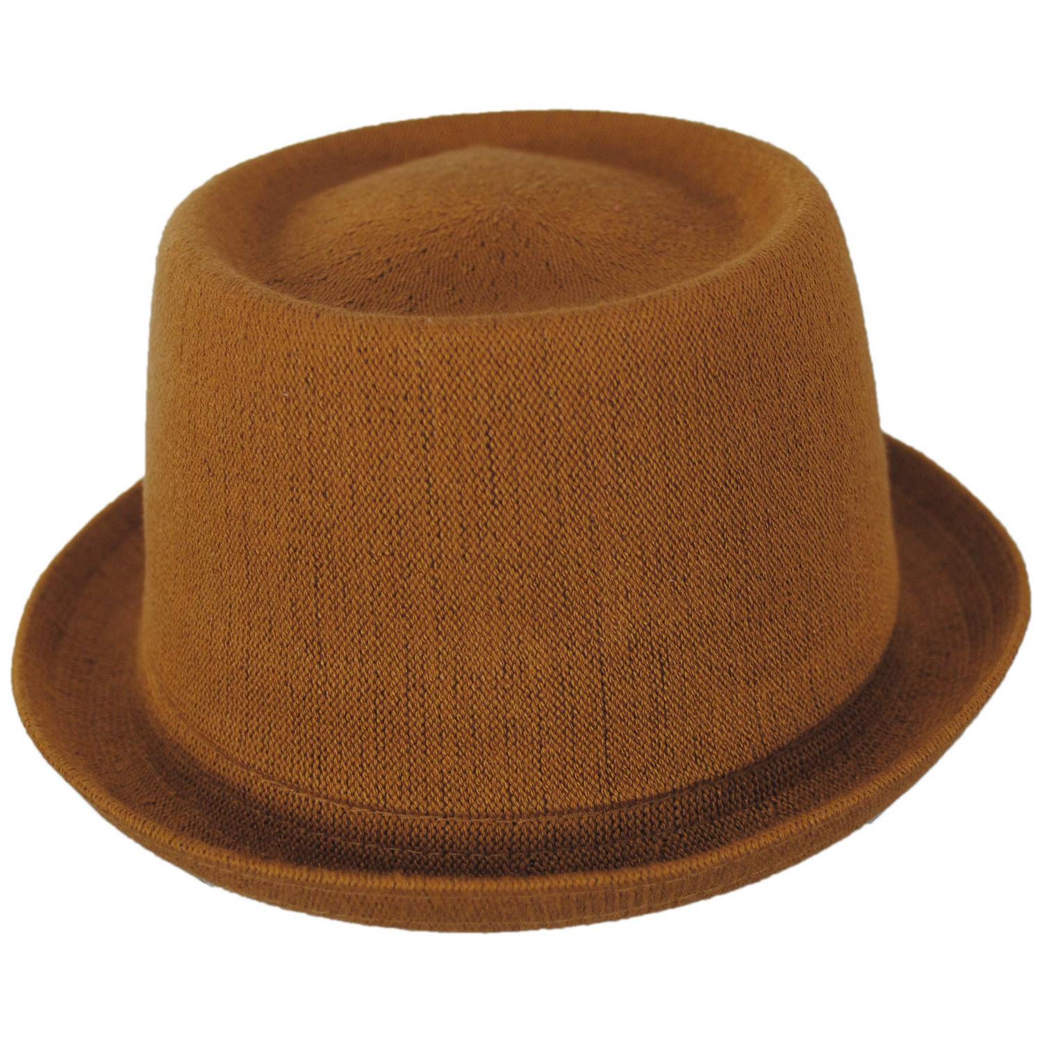 Kangol | Bamboo Mowbray Pork Pie Hat - Rustic Caramel | 185744RC | front | RUSTIC CARAMEL