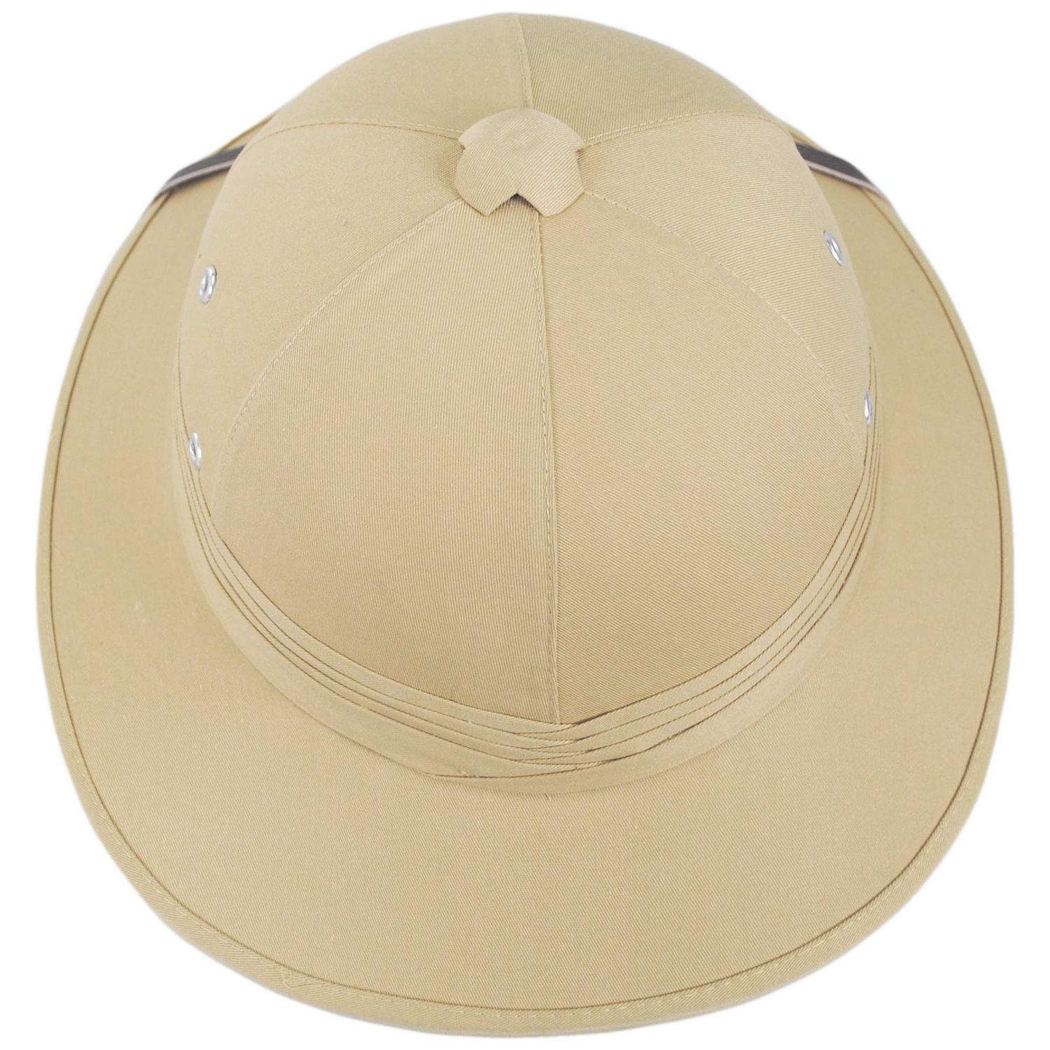 Village Hat Shop | French Pith Helmet | 155800 | top | KHAKI