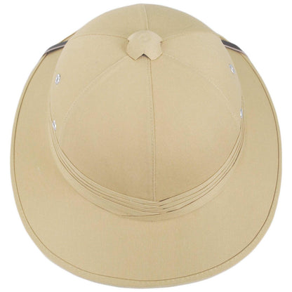 Village Hat Shop | French Pith Helmet | 155800 | top | KHAKI