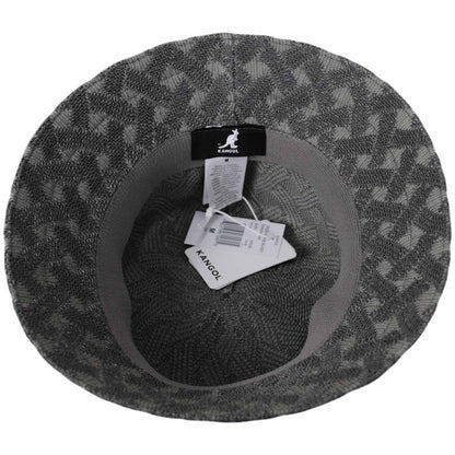 Kangol | Cross Weave Bucket Hat | 185837 | under | WARM GREY