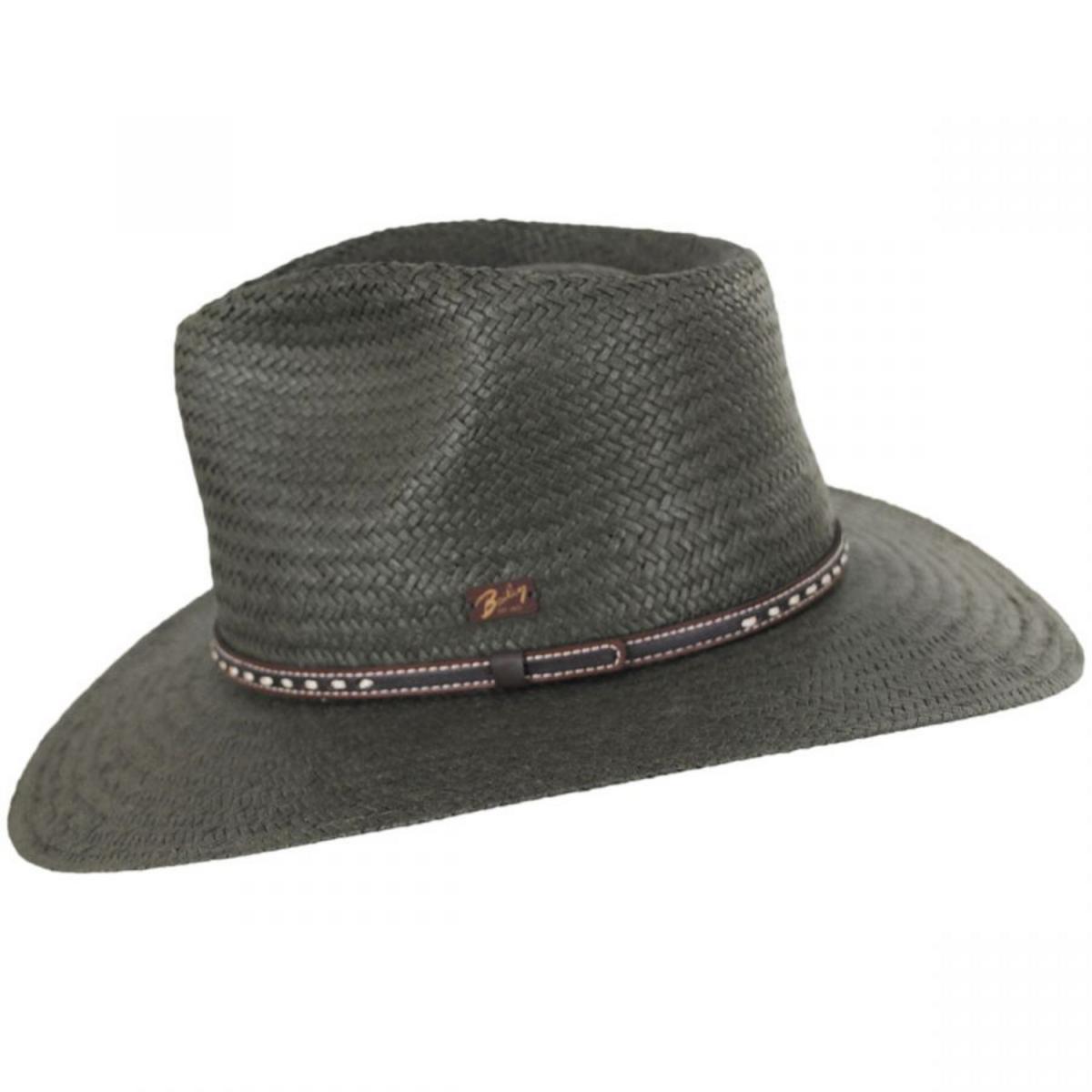 Bailey 1922 | Ore Raindura Straw Blend Outback Hat | 127725 | profile | ARMY