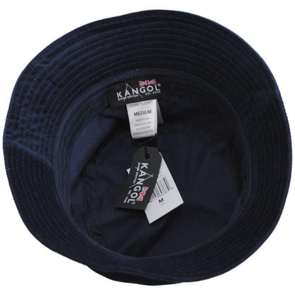 Kangol | Corduroy Cotton Blend Bucket Hat | 185710 | under | NAVY