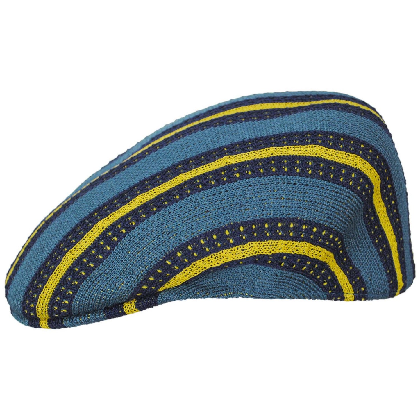 Kangol | Resort Stripe 504 Ivy Cap | 160846 | profile | CELESTIAL TEAL MULTI