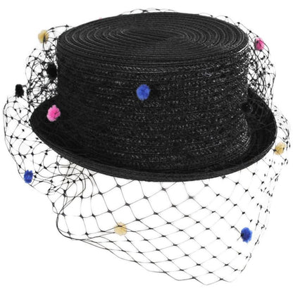 Giovannio | Hattie Veiled Mini Top Hat