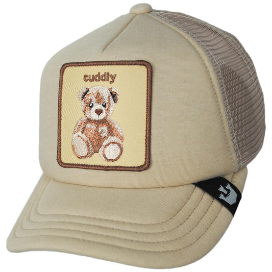 Goorin Bros | Kid's Cuddly Mesh Trucker Snapback Baseball Cap | 508931 | lead | KHAKI