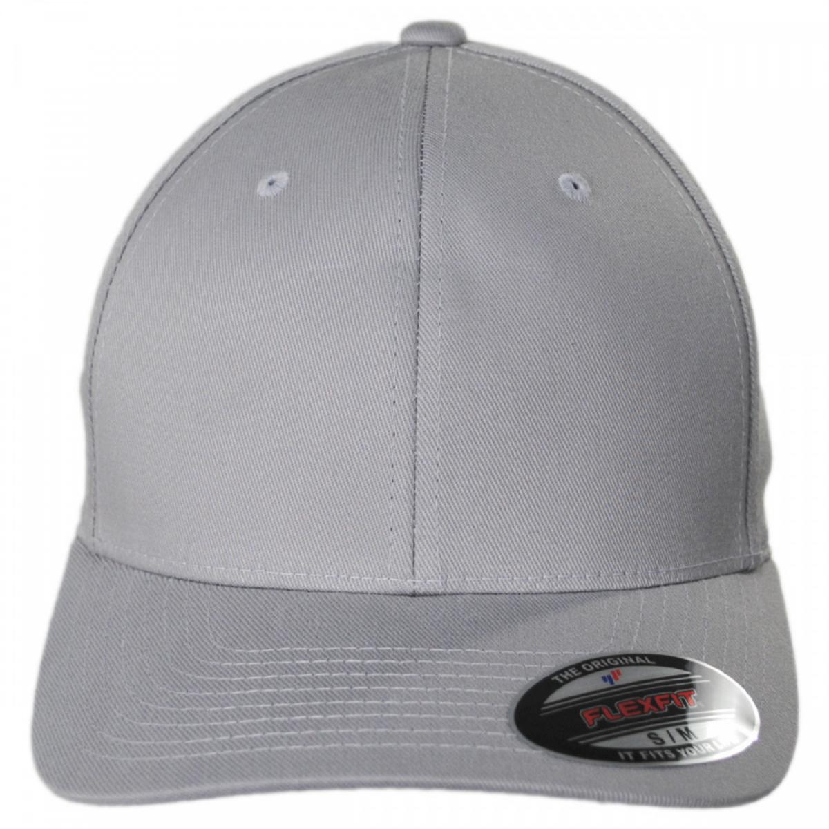 Flexfit | Combed Twill MidPro Flexfit Fitted Baseball Cap | 221502 | front | SILVER