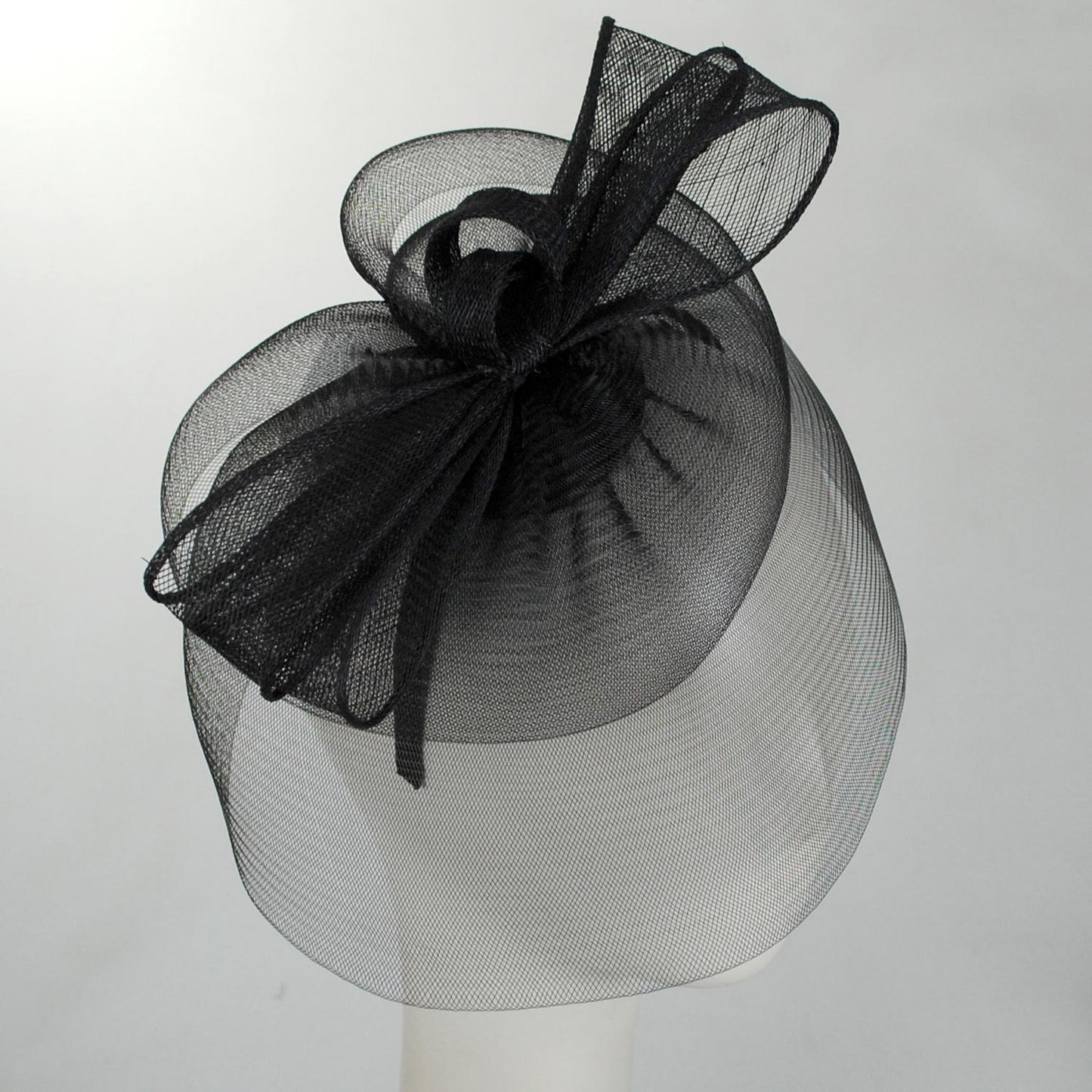 Kathy Jeanne | Corbatin Horsehair Mesh Fascinator Hat | 122434 | profile | BLACK