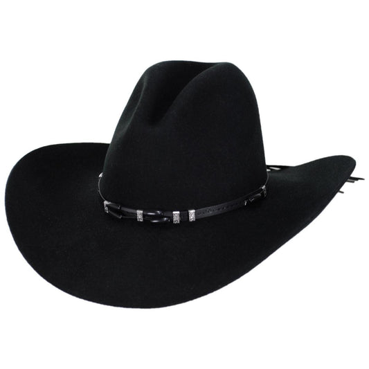 Resistol | Cisco Wool Felt Western Hat | 130648 | lead | BLACK
