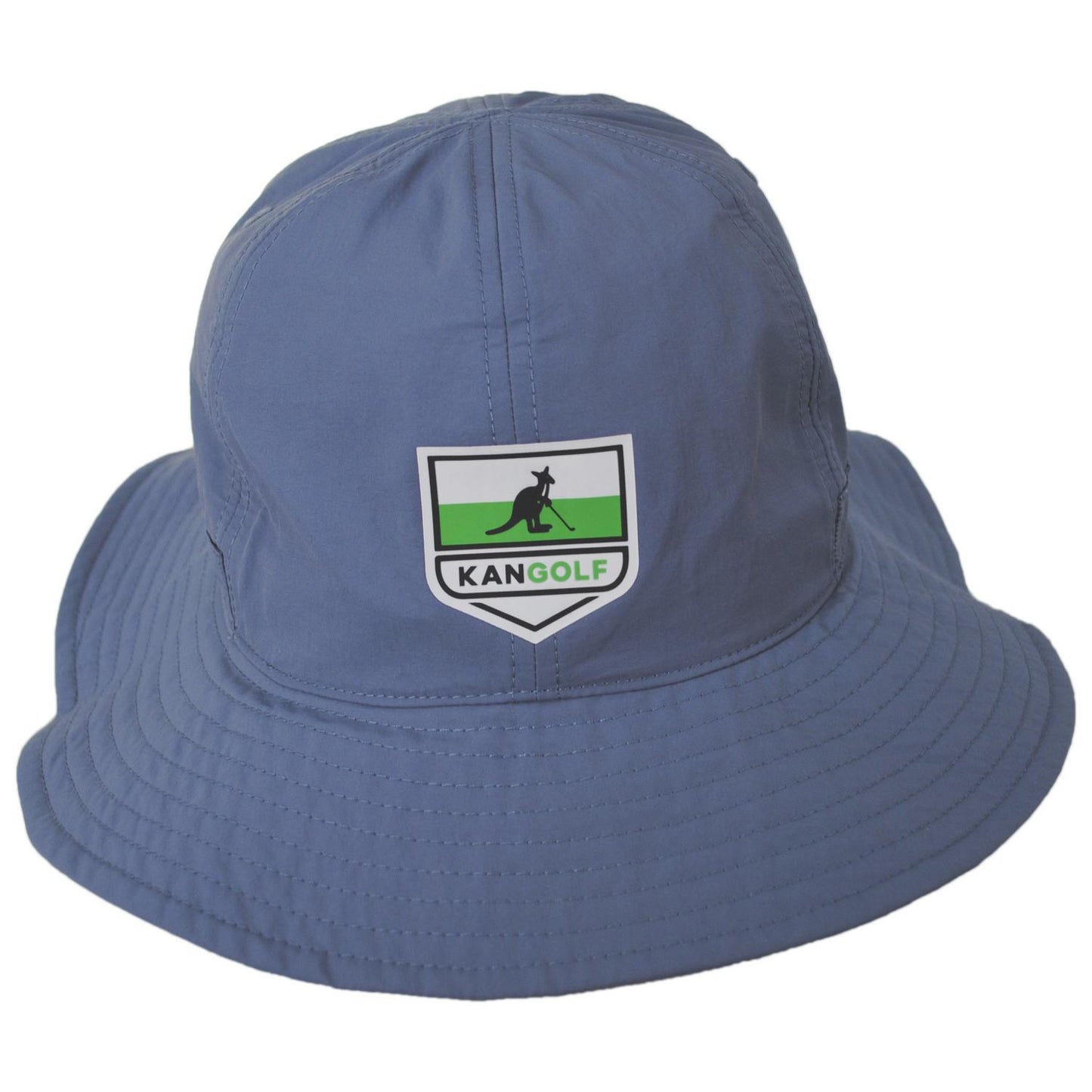 Kangol | Kangolf Seal Cotton Bucket Hat | 185843 | front | DUSTY BLUE