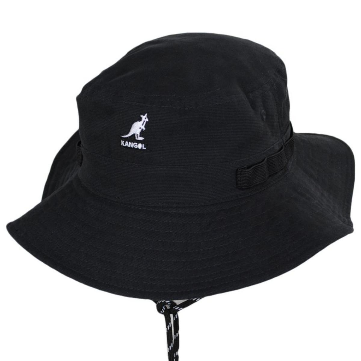 Kangol | Jungle Utility Cords Cotton Bucket Hat | 185779 | lead | COAL