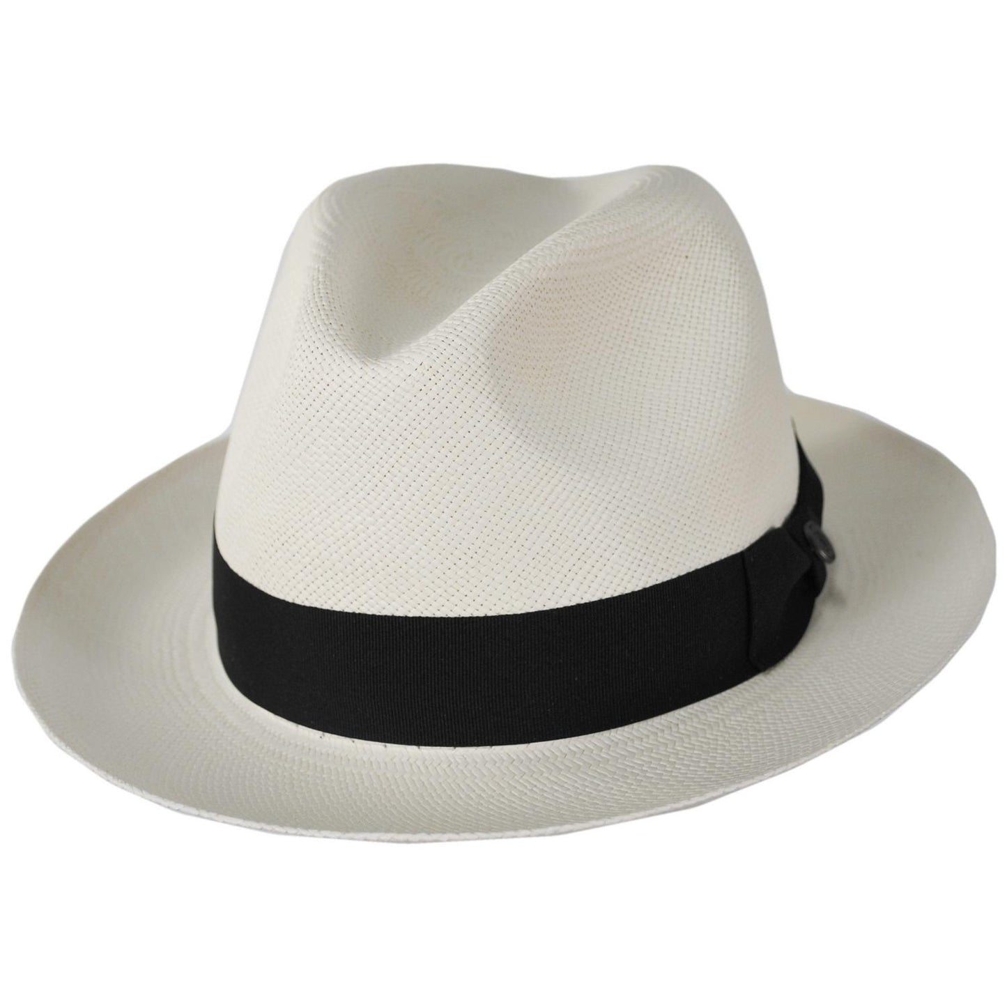 Jaxon Hats | Henry Grade 8 Panama Straw Fedora Hat | 127152 | lead | BLEACH