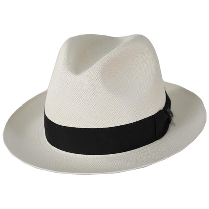 Jaxon Hats | Henry Grade 8 Panama Straw Fedora Hat | 127152 | lead | BLEACH
