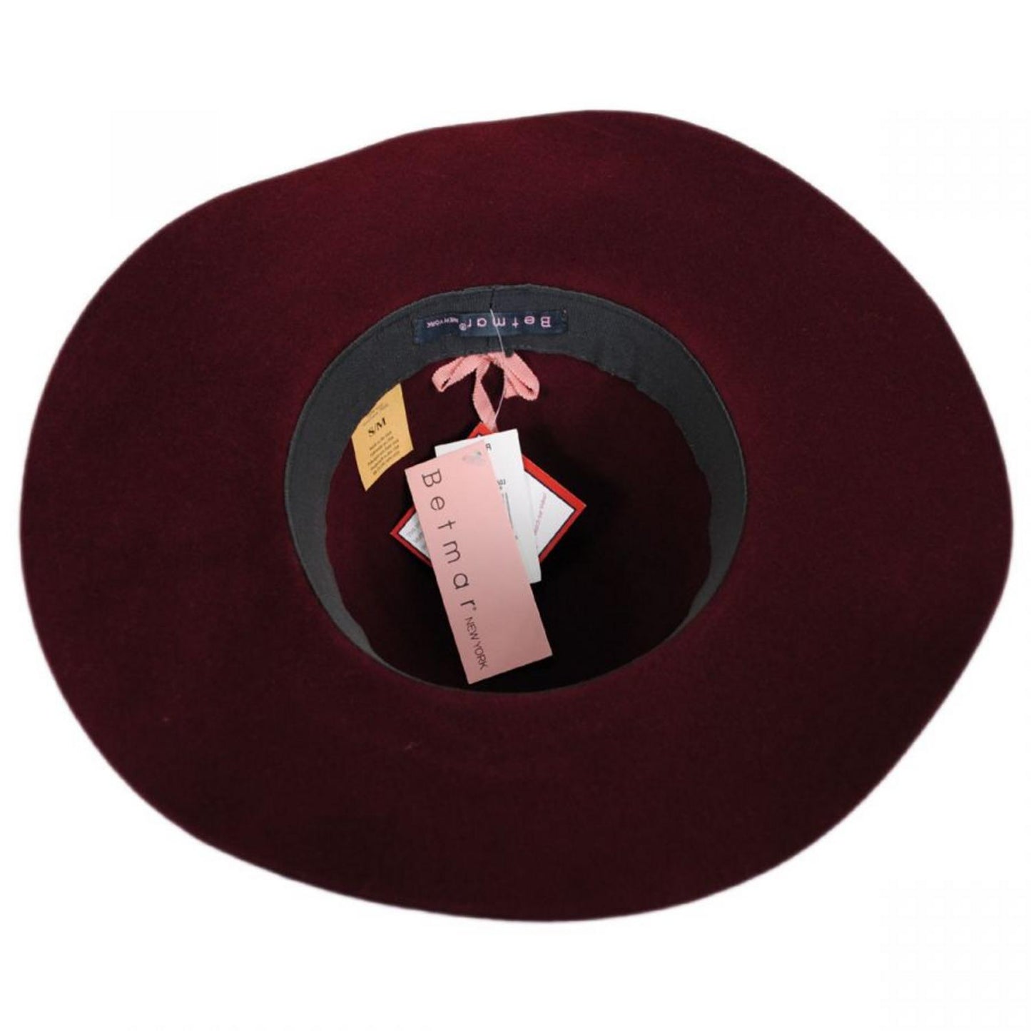 Betmar | Hannah Wool LiteFelt Floppy Hat | 123197 | under | DARK PLUM