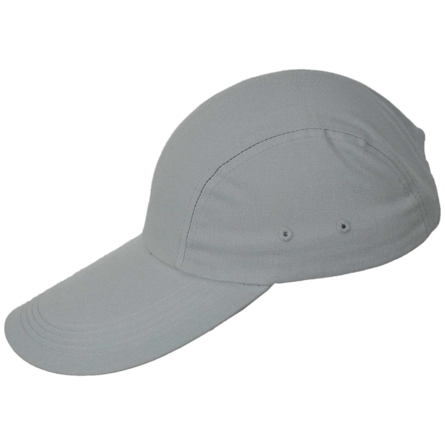 Village Hat Shop | VHS Long Bill Adjustable Baseball Cap | 222440 | profile | GREY