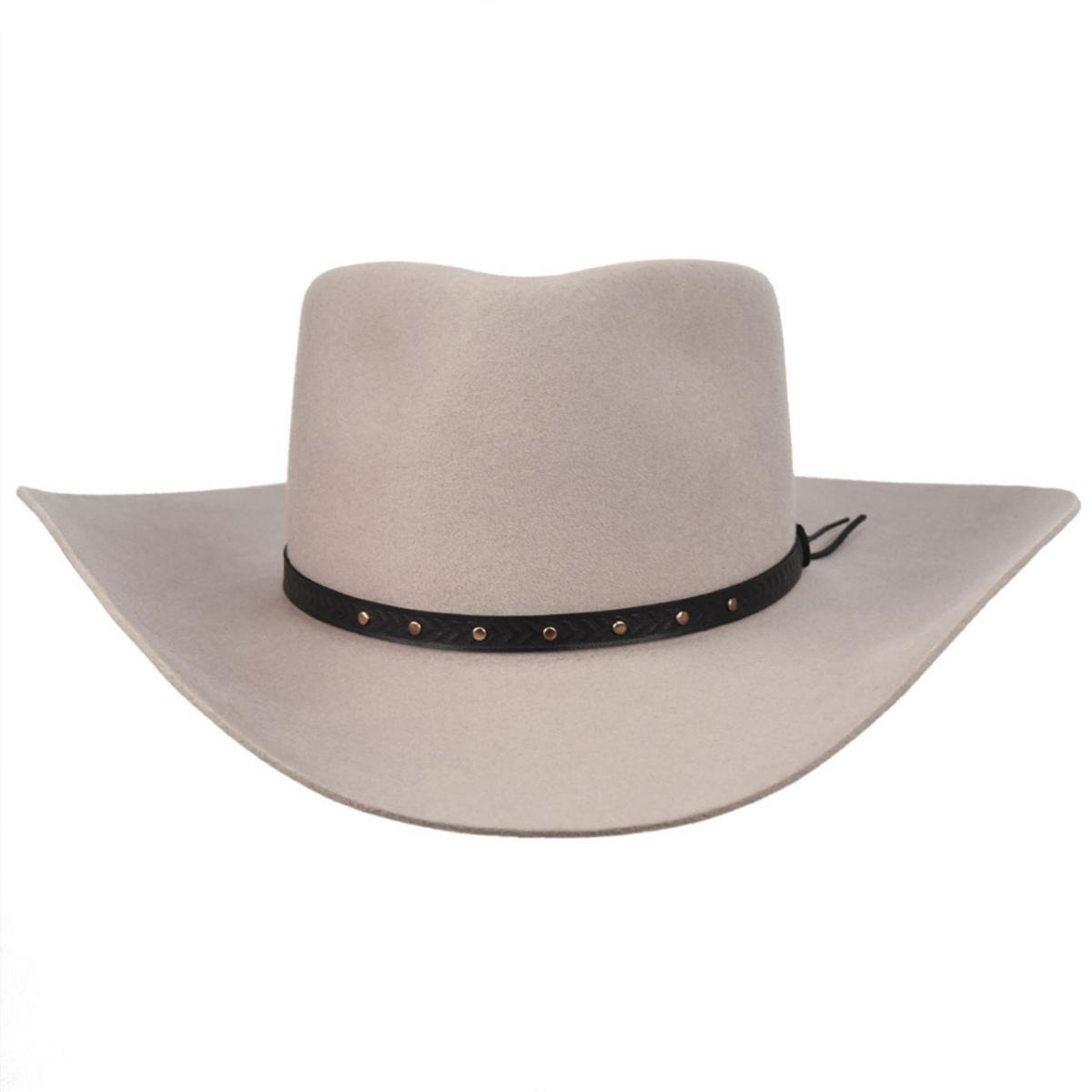 Bollman Hat Company | Heritage Collection 1950s Roy Wool Felt Western Hat | 130093 | front | PECAN