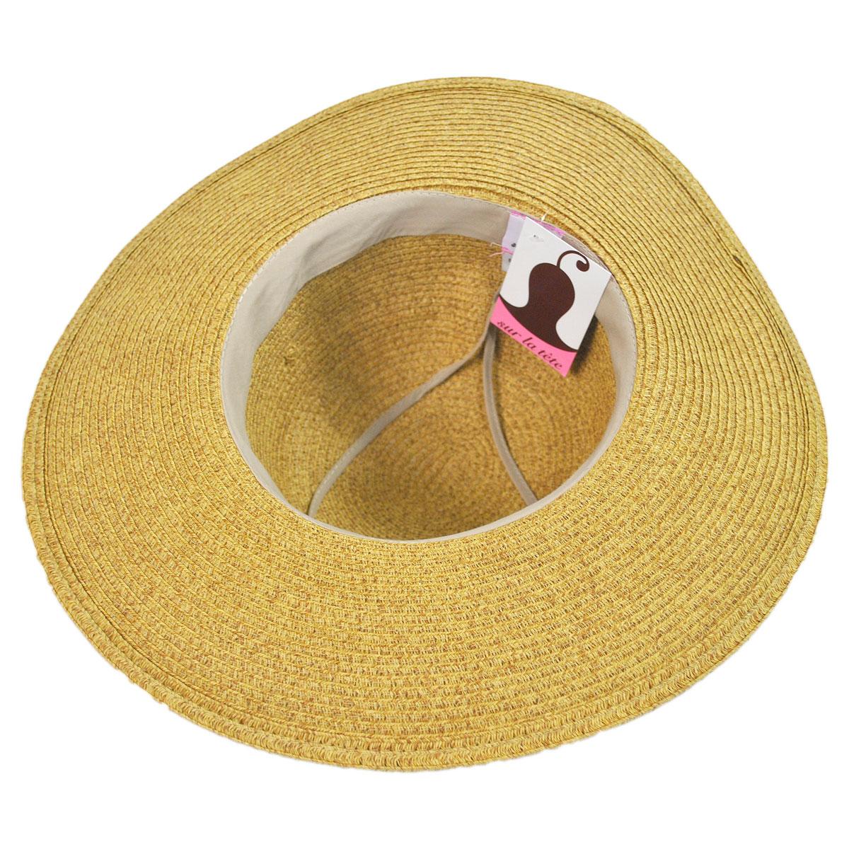 sur la tete | Beach Side Toyo Straw Sun Hat | 104201 | under | TOAST