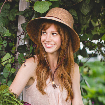Tula Hats | Abby Palm Leaf Straw Cloche Hat | 102997 | lsftwo | NATURAL