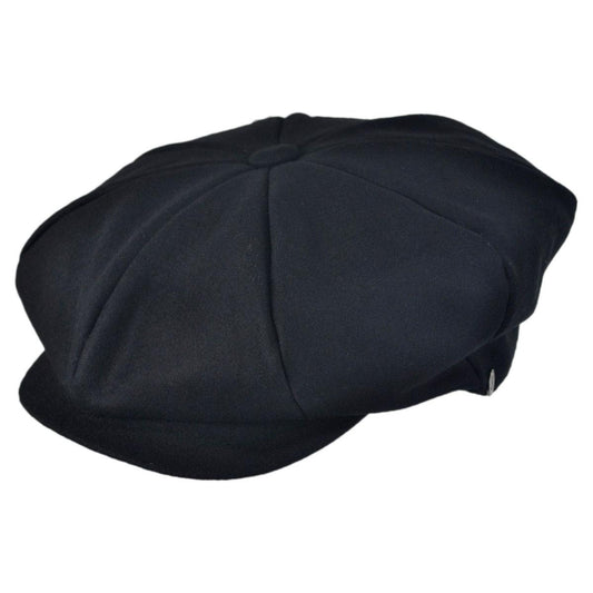Jaxon Hats | Wholesale Wool Blend Solid Big Apple Cap B2B Pre-Pack | B2B167735 | lead | BLACK
