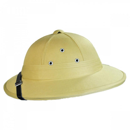 Village Hat Shop | French Pith Helmet | 155800 | profile | KHAKI