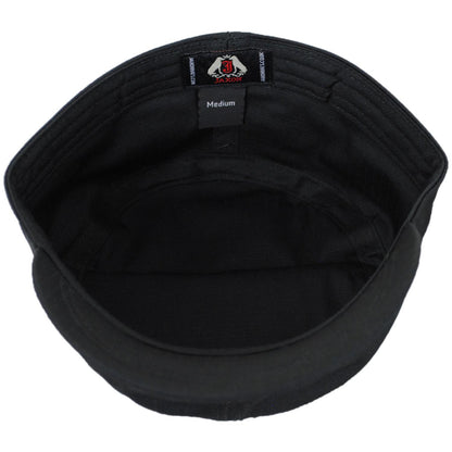 Jaxon Hats | Ripstop Cotton Cadet Cap | 222399 | under | BLACK