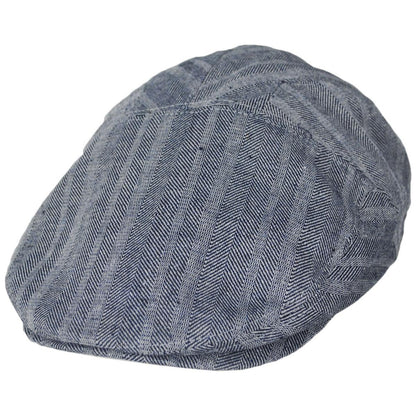 Bailey 1922 | Hulett Cotton Blend 5 Panel Ivy Cap | 167225 | lead | NAVY HERRINGBONE