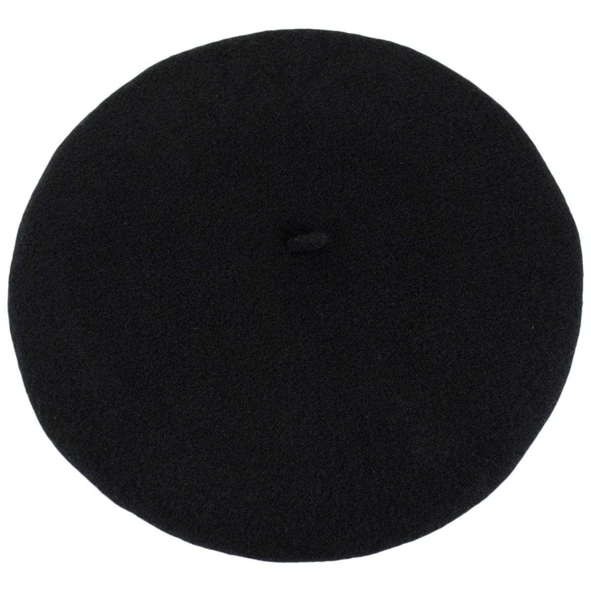 Heritage par Laulhere | Vrai Wool Basque Beret | 151052 | top | NOIR