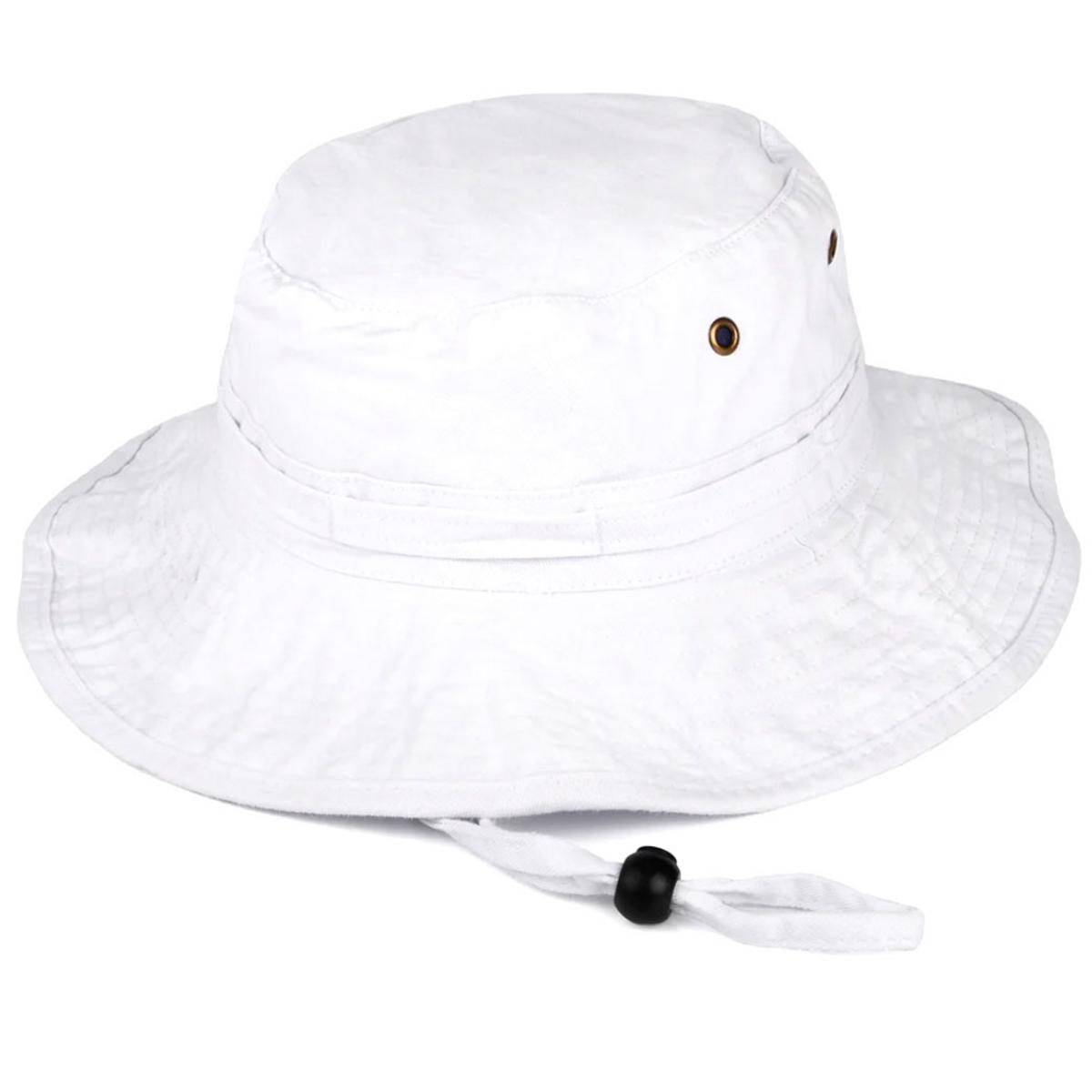 Village Hat Shop | VHS Cotton Booney Hat | 186650 | lead | WHITE