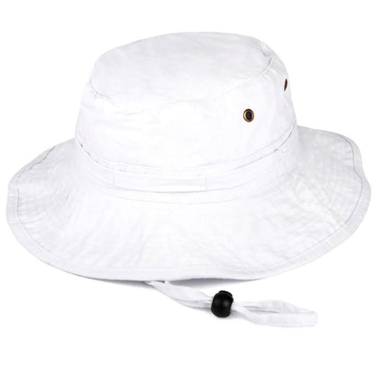 Village Hat Shop | VHS Cotton Booney Hat | 186650 | lead | WHITE