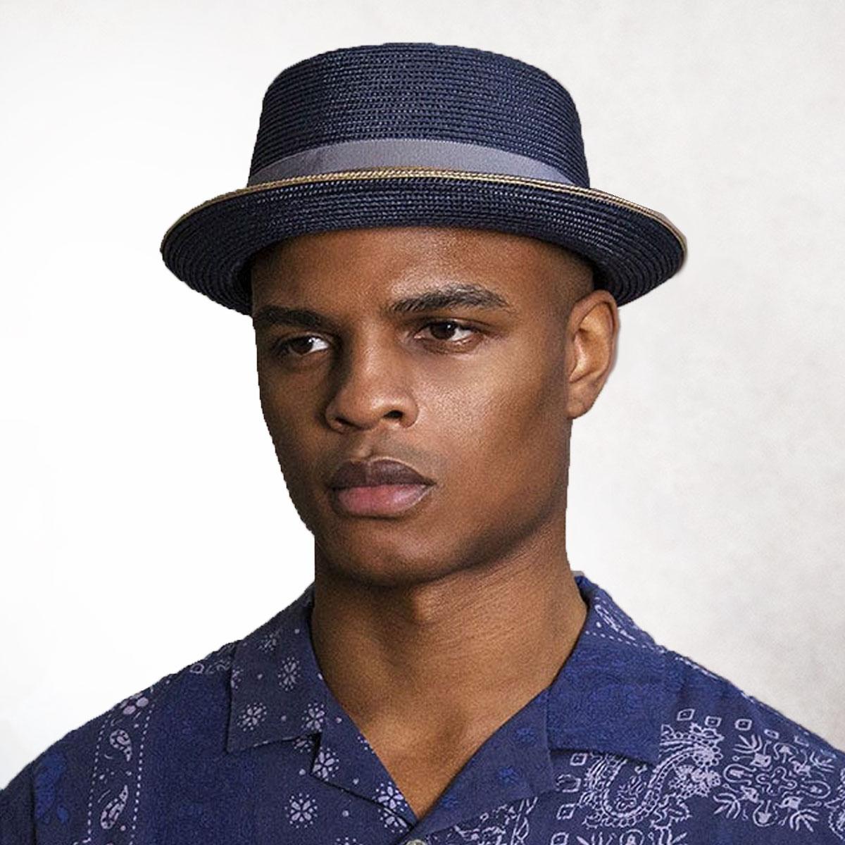 Bailey 1922 | Carver Toyo Straw Blend Pork Pie Hat | 127761 | lsmtwo | BLACK