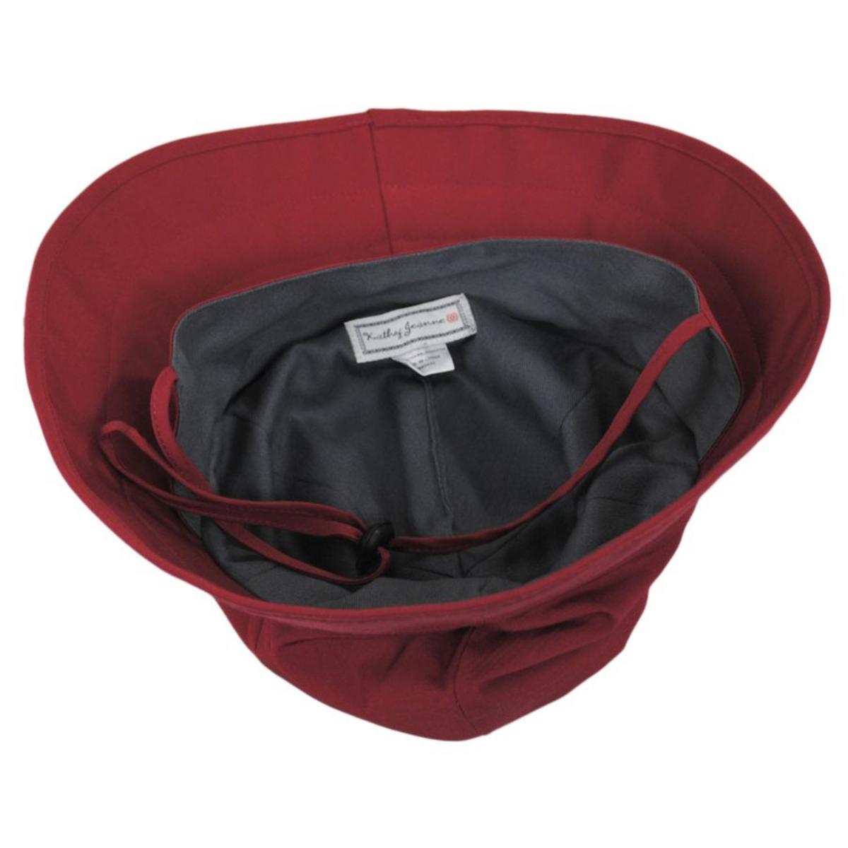 Kathy Jeanne | Sou'wester Rain Hat | 401450 | under | RED