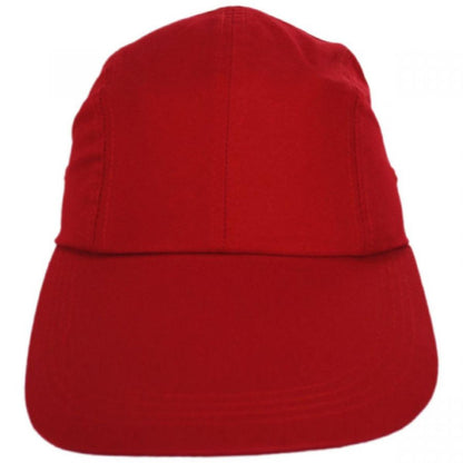 Village Hat Shop | VHS Long Bill Adjustable Baseball Cap | 222440 | front | RED