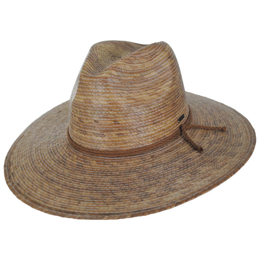 BRIXTON HATS | Blake Palm Straw Fedora Hat - Toasted Palm | 128366TP | lead | TOASTED PALM