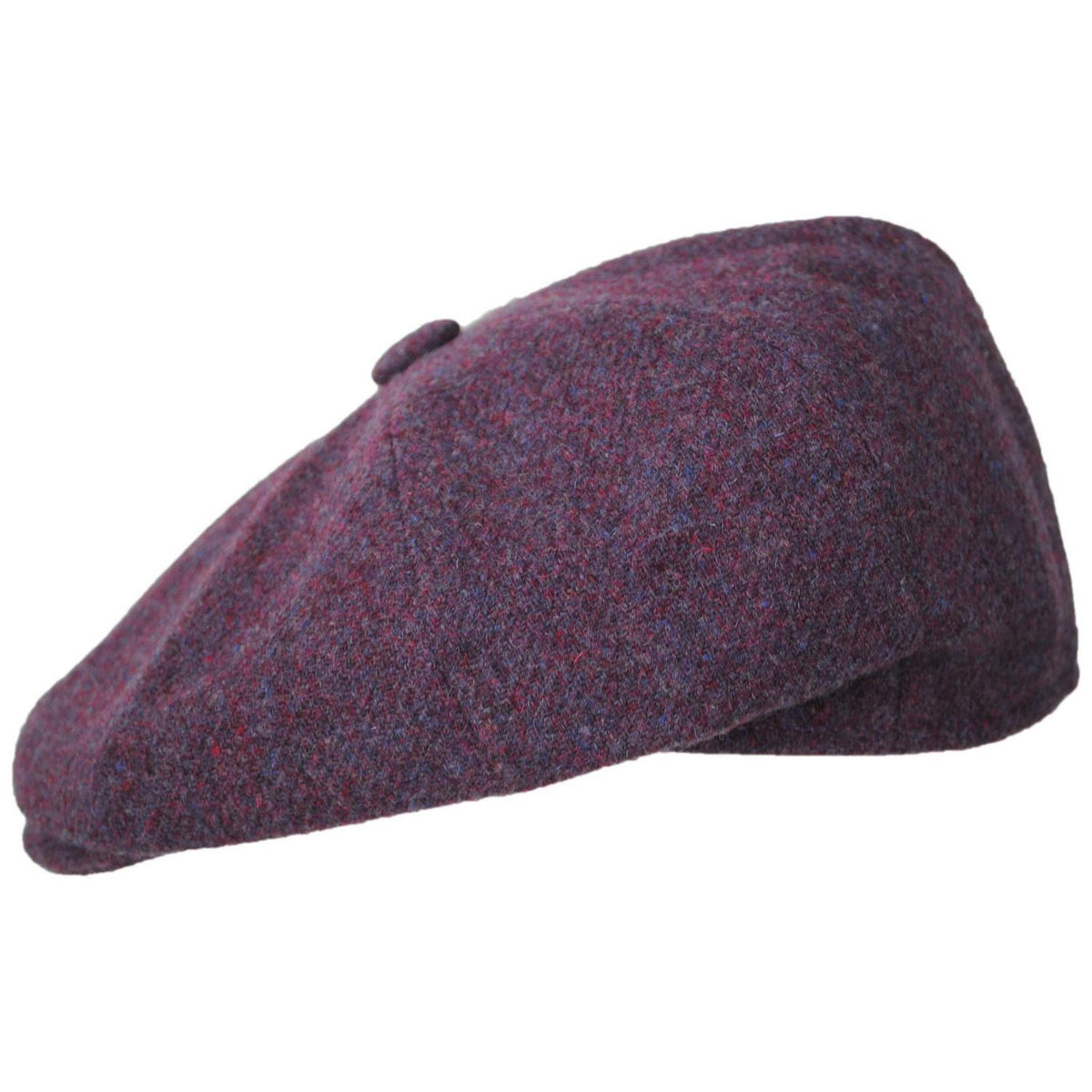 Bailey 1922 | Ciro Shetland Wool Newsboy Cap | 167241 | profile | DARK BERRY