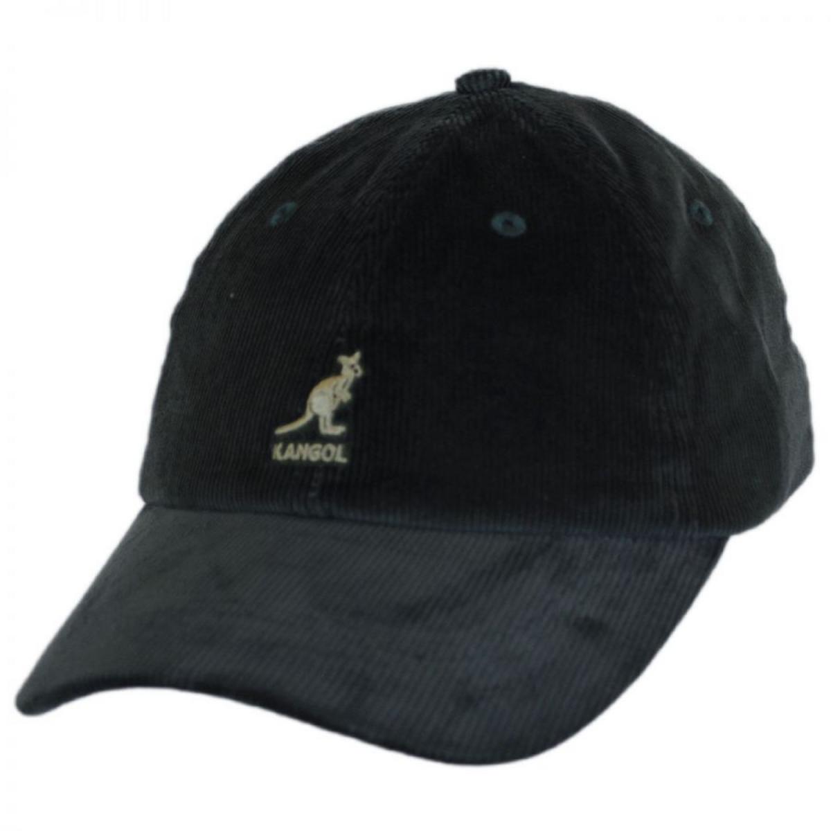 Kangol | Logo Corduroy Strapback Baseball Cap Dad Hat | 201182 | lead | FORRESTER