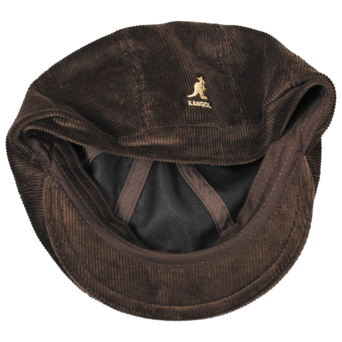 Kangol | Hawker Corduroy Newsboy Cap | 160950 | under | BROWN