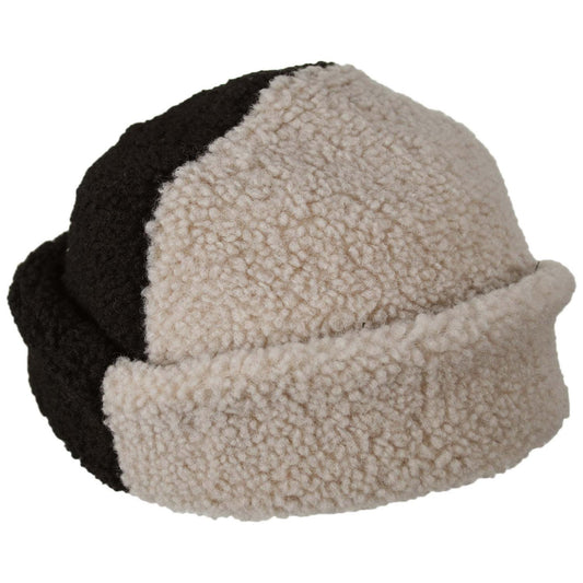 BRIXTON HATS | Ginsberg Two-Tone Fleece Skull Cap | 502730 | lead | BLACK/BEIGE