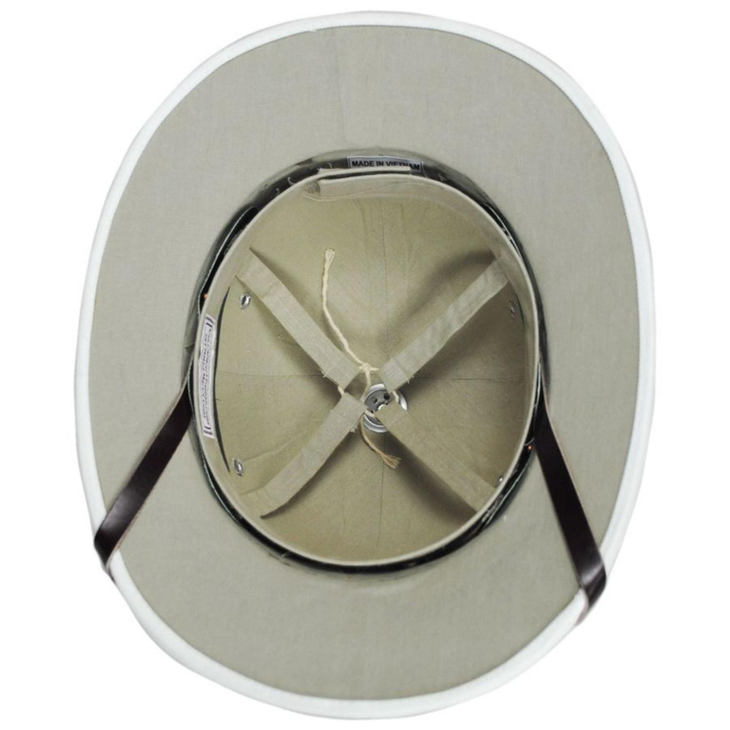 Village Hat Shop | Indian Pith Helmet - White | 155805W | under | WHITE