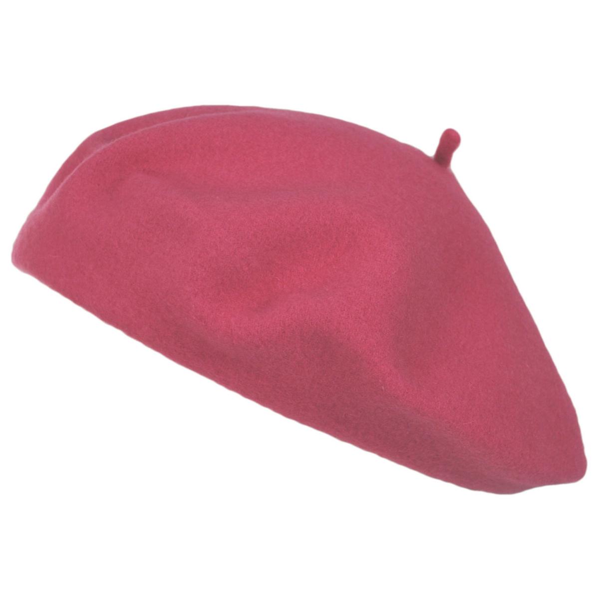 Parkhurst | Classic Wool Beret | 151124 | lead | WINTER CORAL