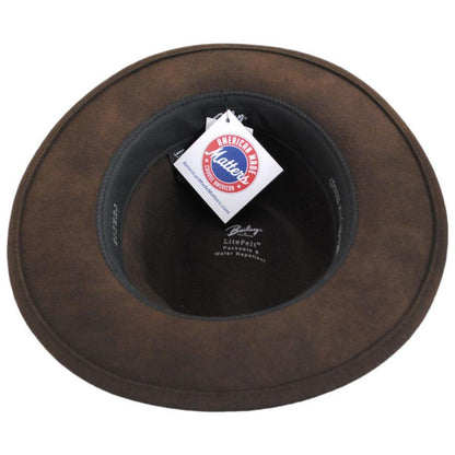 Bailey 1922 | Curtis Wool LiteFelt Safari Fedora Hat - FW23 | 130019FW23 | under | UNIFORM GREEN