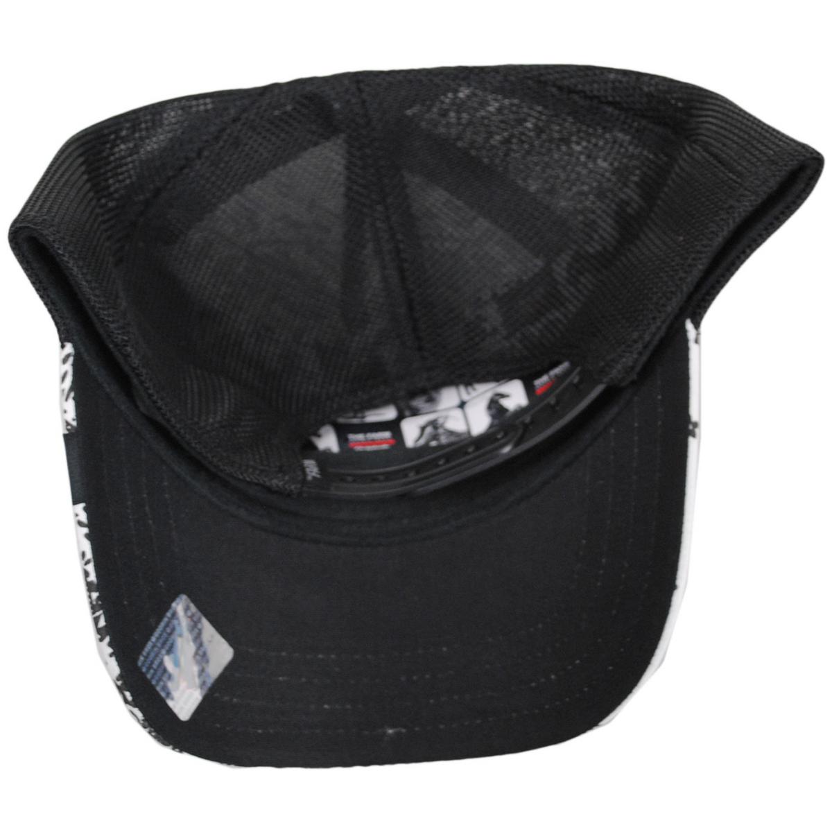Goorin Bros | Problem Bandana Mesh Trucker Snapback Baseball Cap | 200656 | under | WHITE