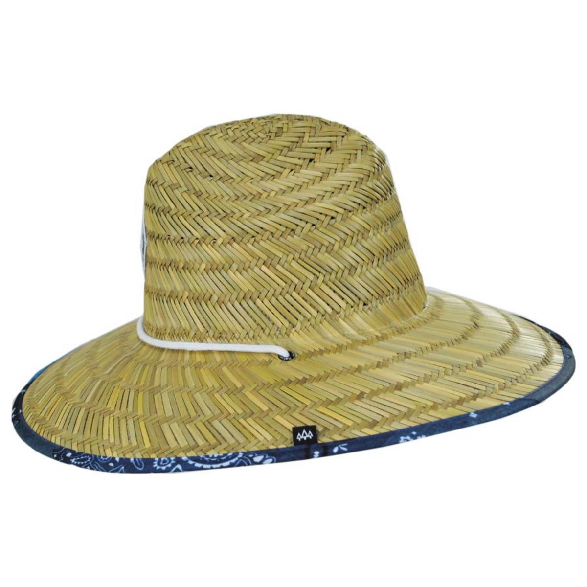 Hemlock Hat Co. | Wyatt Straw Lifeguard Hat | 129577 | profile | TAN