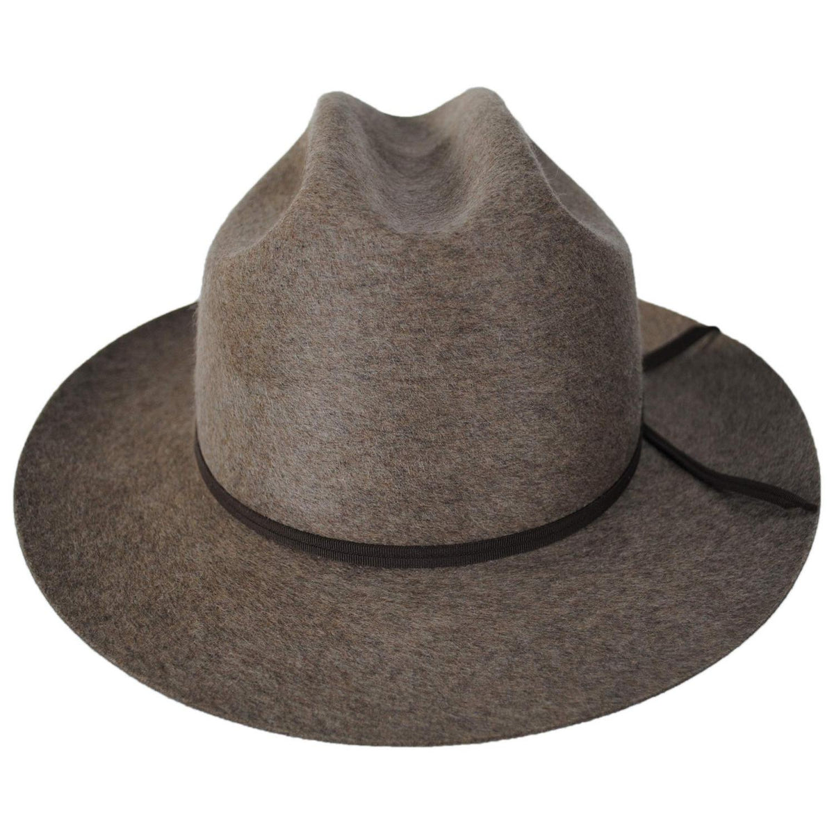 Bailey 1922 | Drover Wool Felt Western Hat | 130318 | front | MEDIUM BROWN MIX