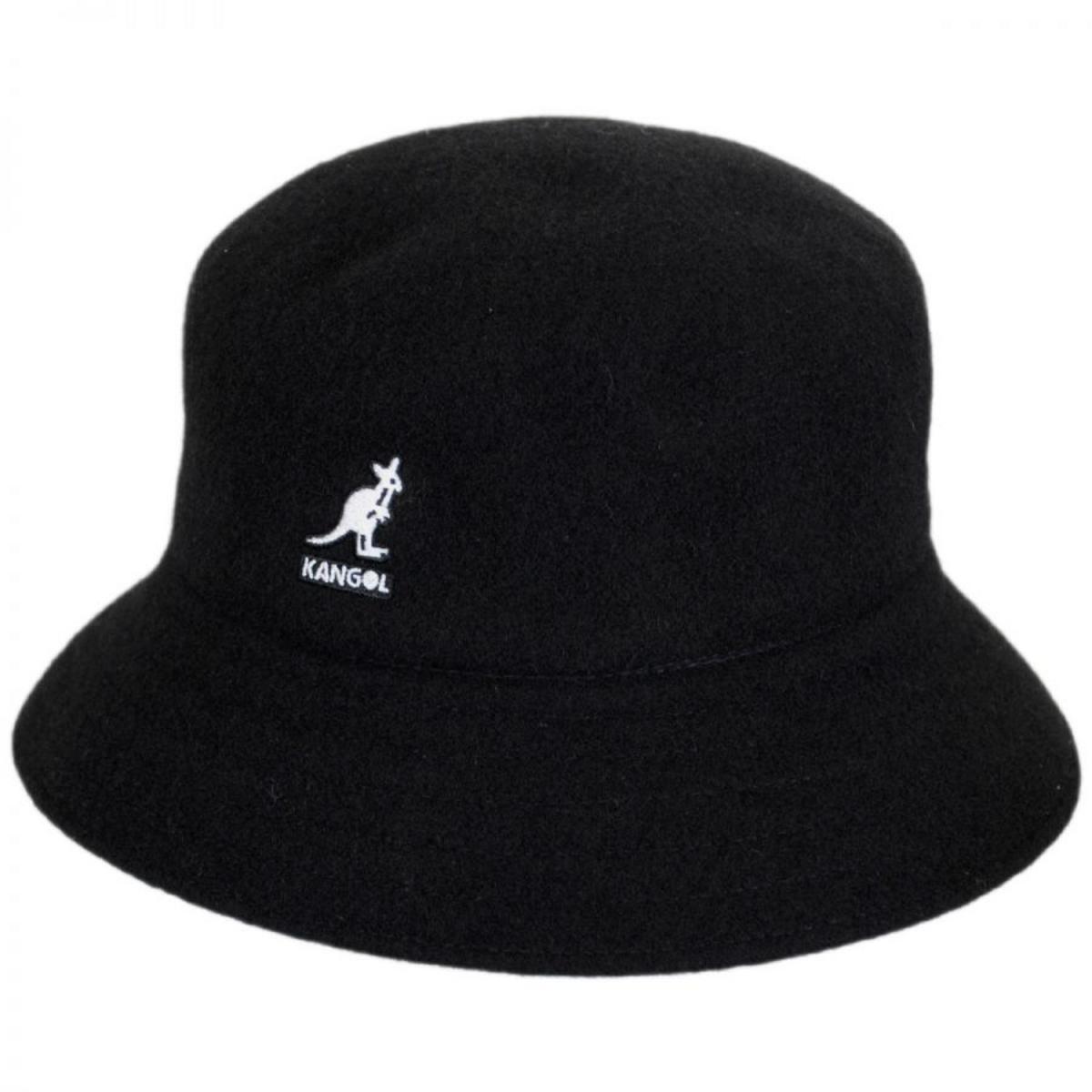 Kangol | Lahinch Wool Bucket Hat | 185748 | lead | BLACK