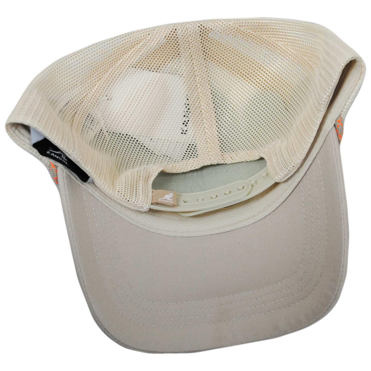 Kangol | Kangolf Cotton Mesh Trucker Snapback Baseball Cap | 201144 | under | KHAKI