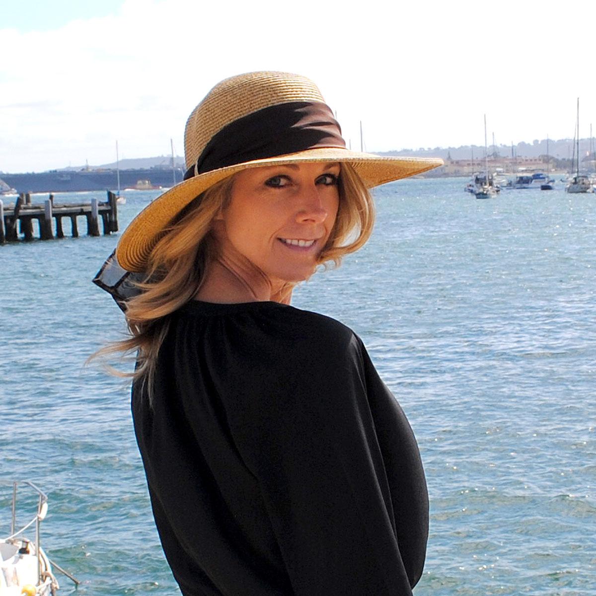 sur la tete | Beach Side Toyo Straw Sun Hat | 104201 | lsftwo | TOAST