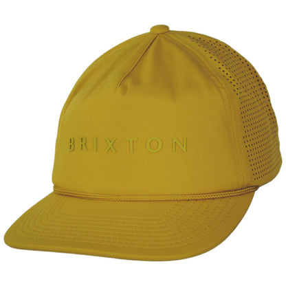 BRIXTON HATS | Alpha Journey Performance Strapback Baseball Cap | 201734 | lead | DUSTED OCHRE