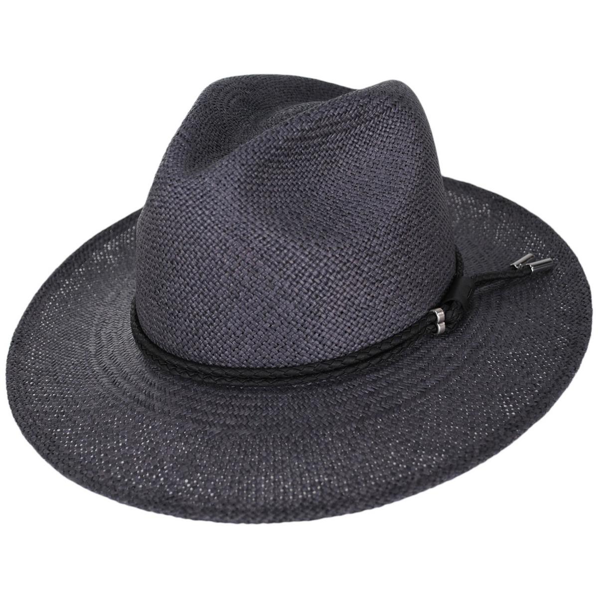 Bailey 1922 | Felton Panama Straw Fedora Hat | 127923 | lead | GRAPHITE