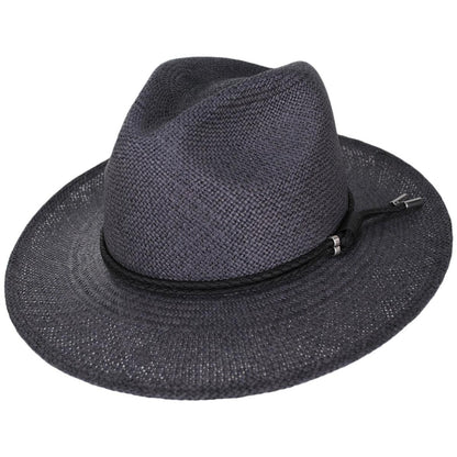 Bailey 1922 | Felton Panama Straw Fedora Hat | 127923 | lead | GRAPHITE