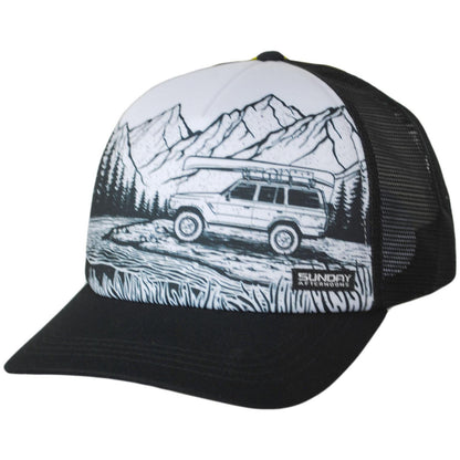 Sunday Afternoons | Never Lost Trucker Snapback Baseball Cap | 401286 | lead | NEVER LOST